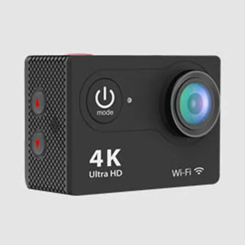 Wifi Экшн-камера 4k для спорта на открытом воздухе, профессиональная подводная видеокамера, Водонепроницаемая full hd камера для езды на велосипеде и дайвинга - Цвет: Black