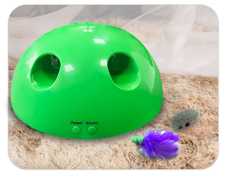 Green Новинка, игрушка для кошек, Pop Play, игрушечный мяч для питомца, POP N PLAY, устройство для когтеточки для кошек, забавные игрушки для кошек, острые когти, товары для домашних животных - Цвет: Green