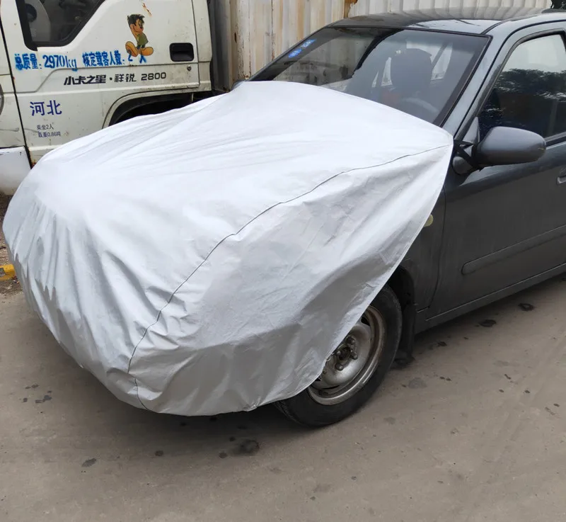 Автомобильный пылезащитный чехол с капюшоном спереди ji gai zi 210D ткань Оксфорд водонепроницаемый снег Защита от солнца колледж Стиль охлаждения