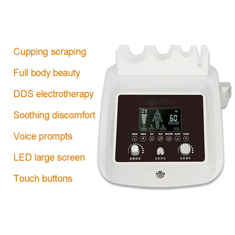 US $800.46 Multifunctional Scraping Cupping Pass Negative Pressure Suction Instrument Bioelectric Ultrasonic Beauty Device Smart Voice