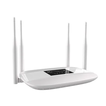 AMLNAH 4G LTE WiFi Router 300Mbps Broadand 4G 3G Wi-Fi Mobile Hotspots CPE with SIM Slot 4LAN Ports 32 Users 1