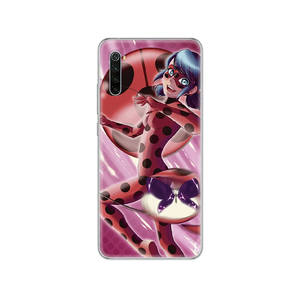 Чехол для телефона Seven Star Ladybug Girl чехол xiaomi Redmi 3S 4A 5A 6A 5 Plus 4X 7 8 8a CC9 K20 Pro K30 прозрачный