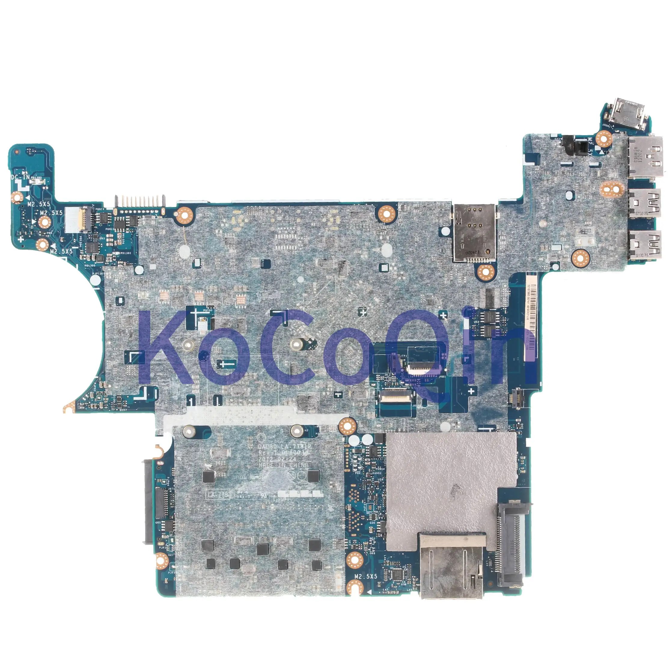 Motherboard para Dell Mainboard Laptop Latitude Kocoqin Cn-09f96h 09f96h Qal80 La-7781p Slj8a E6430 Qm77 - Imagem 2