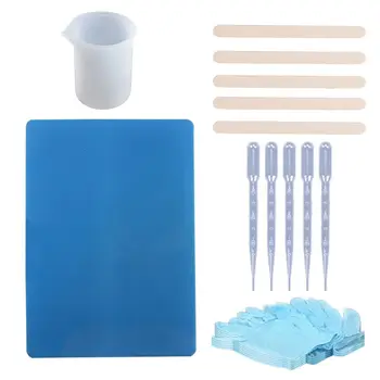 

DIY Handmade Epoxy Jewelry Pendant Making Tool Material Measuring Cup Dropper R2LE