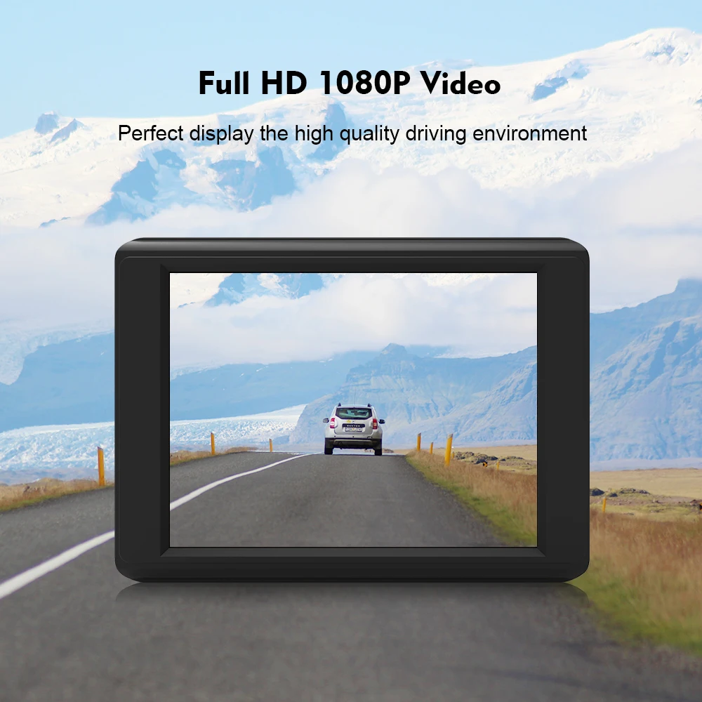 Мини 3,0 дюймов Full HD 1080P Автомобильная камера DVR видеорегистратор для вождения циклическая запись Dashcam DVRs видеокамера