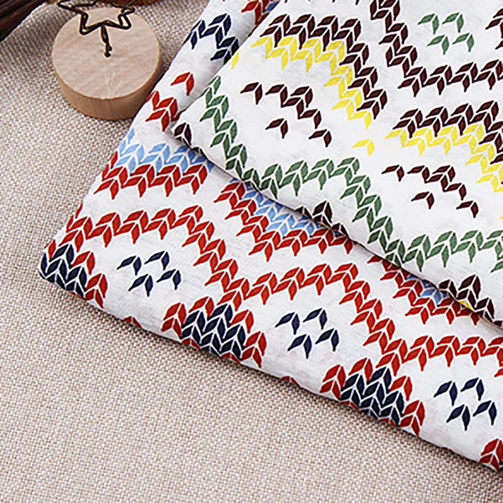 Lychee Life 50x140 см Ткань с цветочным принтом модные красочные ткани Ручное шитье для поделок одежда поставки украшения