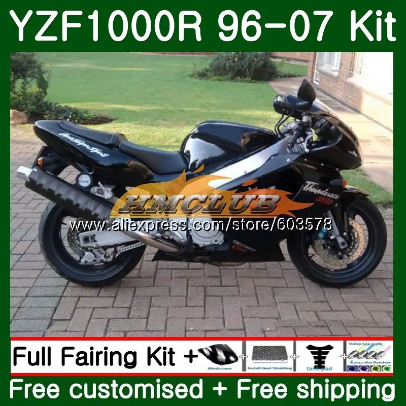 Набор для ухода за кожей YAMAHA YZF1000R Thunderace 1996 2007 61CL. 13 глянцевый черный YZF-1000R YZF 1000R 96 97 98 99 00 01 02 03 04 05 06 07 обтекатель