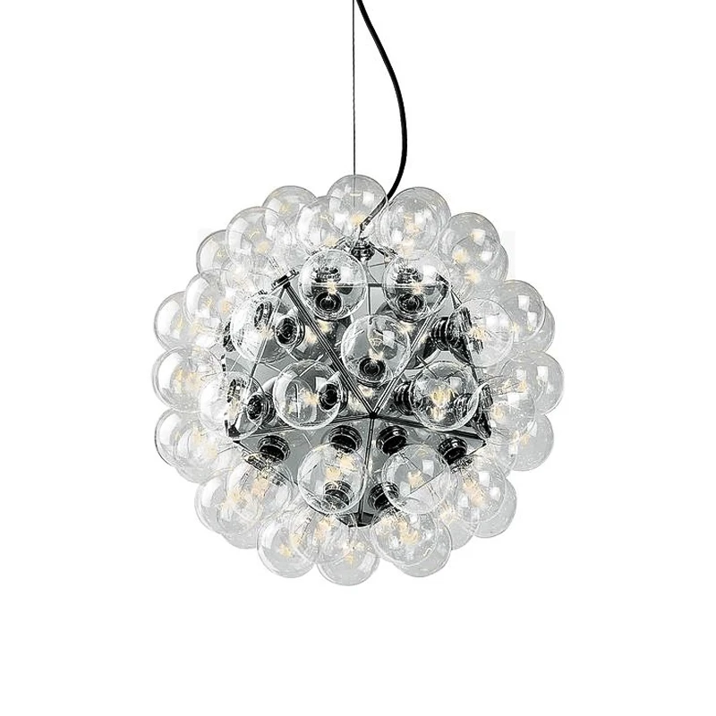Taraxacum bubbles Pendant Lights Glass Mirror Ball Hanging Lamp Kitchen Modern12