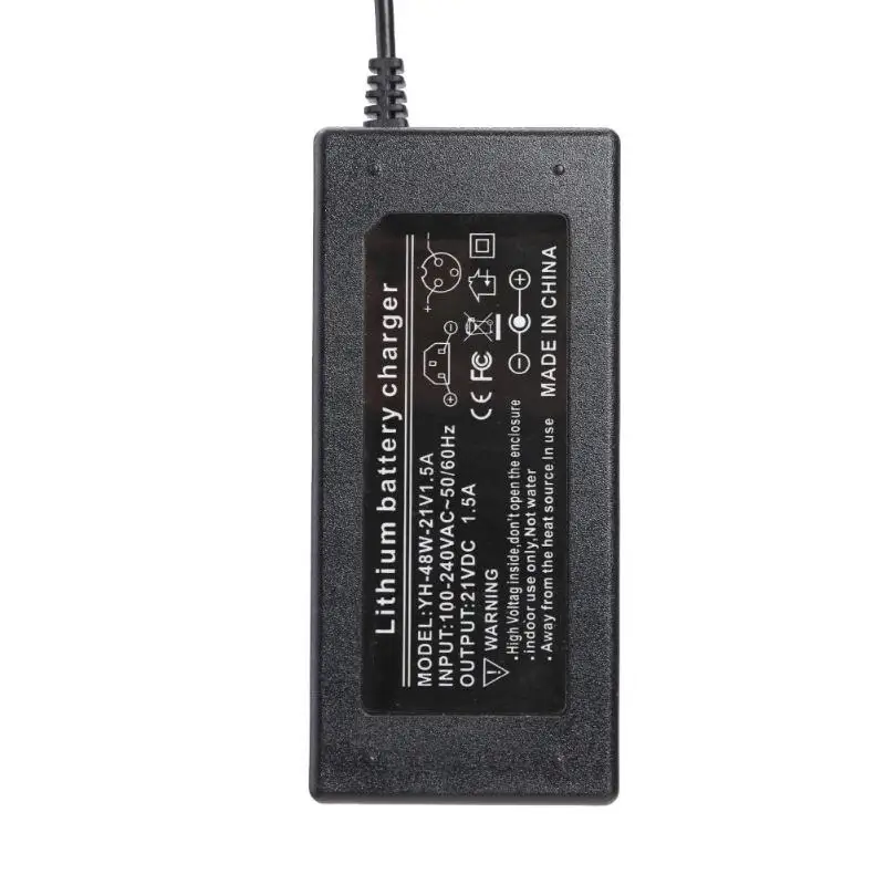 DC21V 1.5A 31,5 W литиевая батарея зарядное устройство адаптер питания конвертер