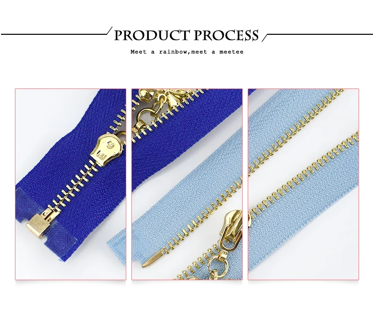 2 шт 40 см 50 см 60 см 70 см 3# Металлические молнии открытые молнии DIY сумки кошелек Декор одежды молния Швейные аксессуары молния синий ZA036