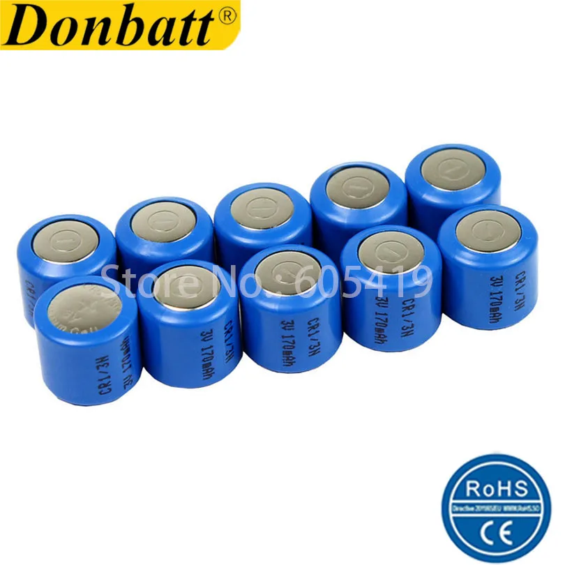 30pcs Per Lot 170mah Cr1/3n 3v Lithium Batteries Dl1/3n 2l76 Cr1 3n Cr11108 Fresh Battery For