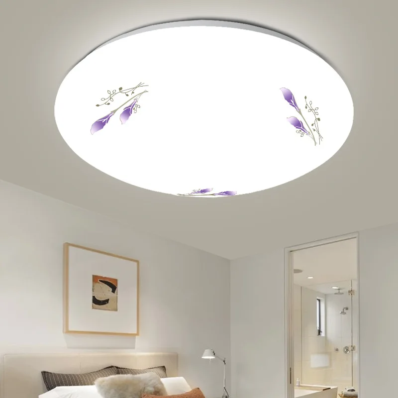 Светодиодный потолочный светильник круг лампа для спальни в стиле модерн минималистский Освещение в гостиную балкон Холл коридор огни