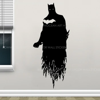

Batman Superhero DC Comics Wall Sticker Vinyl Art Home Decoration Living Room Bedroom Decor Dark Knight Wall Decal Poster 2055