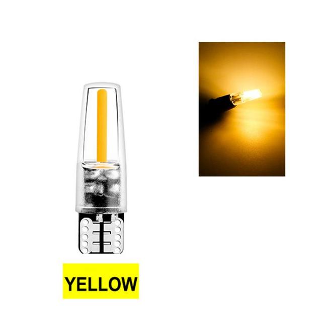 T10 W5W LED Canbus Car Interior Reading Dome Lights Auto Parking Lamp Car 5W5 LED Bulb COB DC 12V LED Signal Lamp Dropship