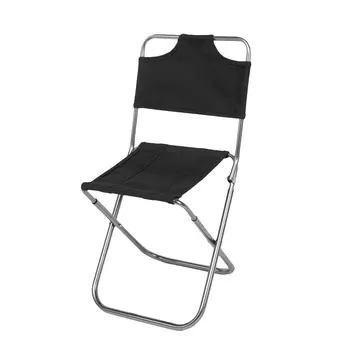 

Portable Folding Outdoor Fishing Camping Chair Ultralight Aluminum Oxford Cloth Chair with Backrest Carry Bag