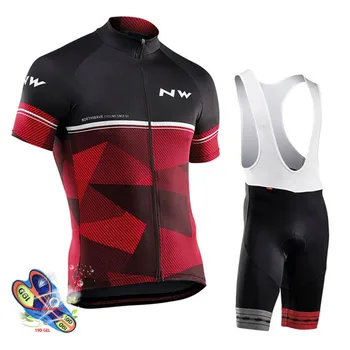 

2020cNew Northwave Summer Cycling Jersey Set Men's Breathable Anti-UV MTB Cycling set Maillot Ropa Ciclismo Bicycle Uniform