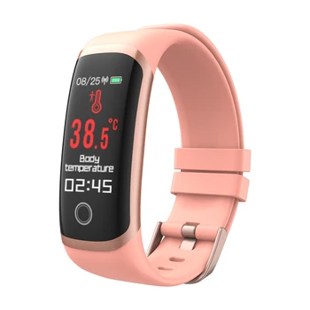 

T4 Fitness Tracker Outdoor Sports LCD Display Blood Pressure Smart Bracelet Calories Body Temperature Clock Call Reminder