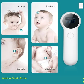 

Forehead Non Contact Infrared Baby Thermometer LCD Body Temperature Digita Thermometer for Adult Children with CE Certification