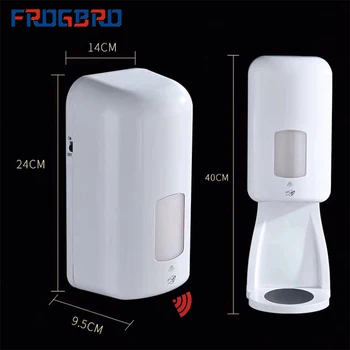 

FROGBRO 1000ml Touchless Bathroom Dispenser Smart Automatic Hand Sanitizer Infrared Motion Sensor Soap Dispenser for Kitchen