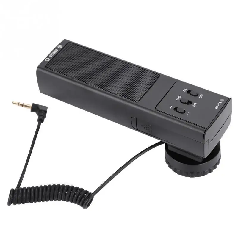 MAMEN MIC-02 фотография интервью микрофон для видео DSLR DVR V-log универсальный на камеры фотографии аксессуары