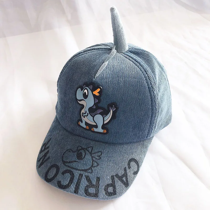 Doitbest 2 to 8 Years old Child Baseball Cap Hip Hop dinosaur model kids Sun Hat corduroy Boys Girls Caps snapback hats
