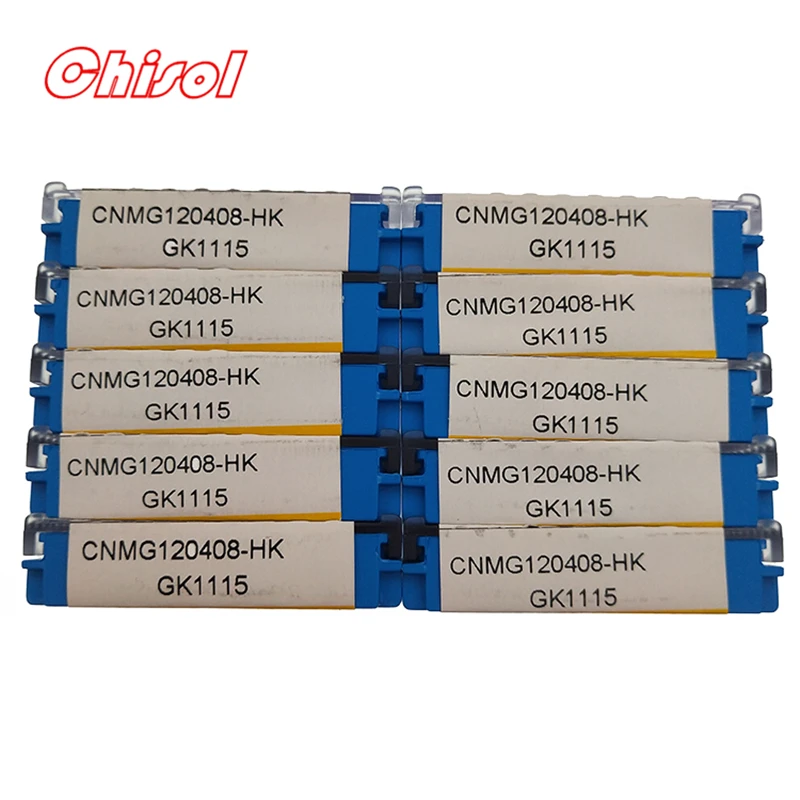 ЧПУ твердосплавный Токарные пластины CNMG120408-HK CNMG120412-HK CNMG120416-HK GK1115 GK1120 GK1125 обработанный Железный