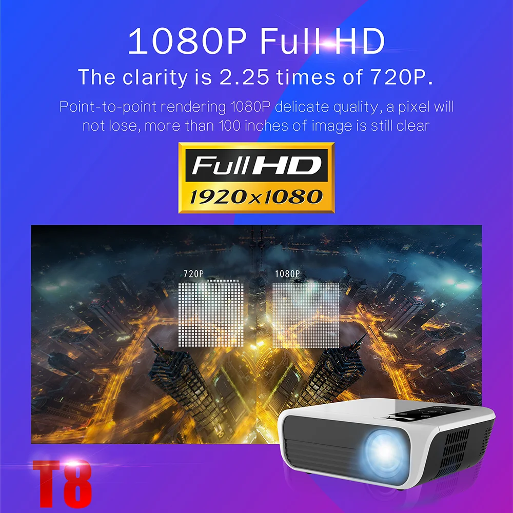 OLOEY full HD мини-проектор 1920*1080 разрешение поддержка 1080p Android WiFi Bluetooth светодиодный 3D интеллектуальный проектор домашний кинотеатр