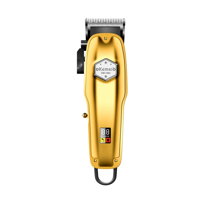 

High-End 2200mah Lithium Battery Fast Charge Aluminum Alloy With Digital Display Hair Clipper Battery Push Shear