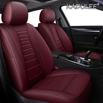

KADULEE Custom Leather car seat covers For Renault Kadjar Koleos Megane II Laguna Latitude Fluence Scenic Captur Talisman cover