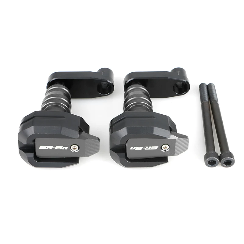 Для Kawasaki ER6N ER6F Ninja650 ER 6N ER 6F Ninja 650 2012- Слайдеры для рамы мотоцикла защита от крушения двигателя защита обтекателя - Цвет: Titanium