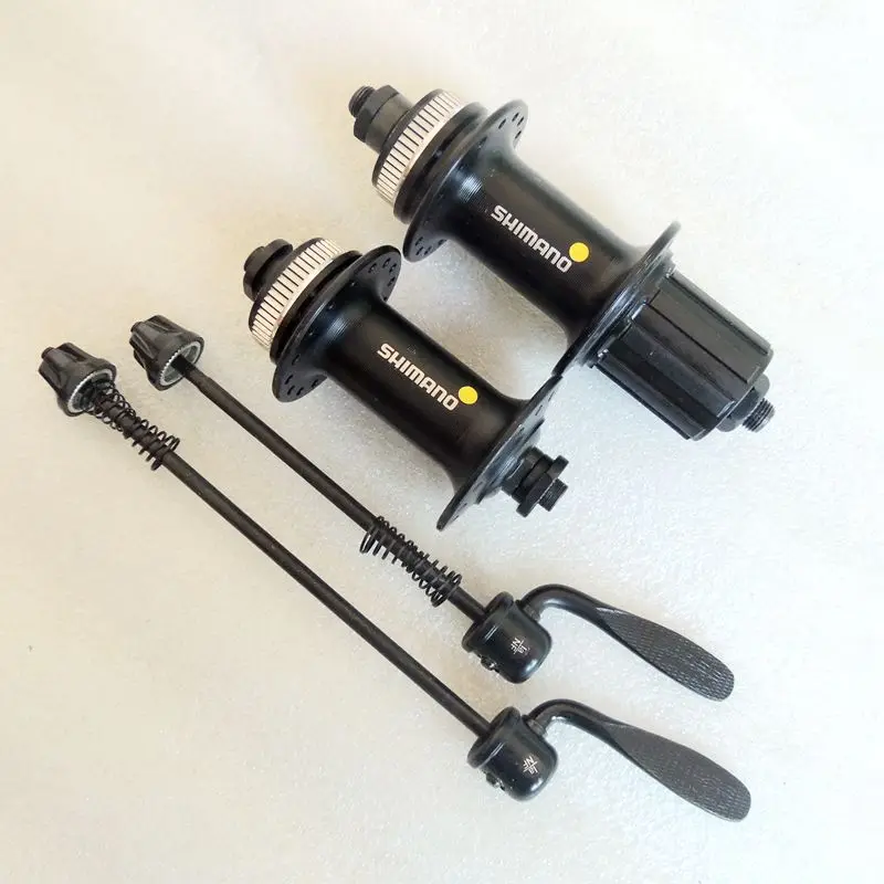 Черный SHIMANO RM33 концентратор 7/8/9/10 скорость MTB горный велосипед Центральный замок 32 отверстия концентратор с Quick Release диск с бисером тормоза велосипедные ступицы - Цвет: Черный