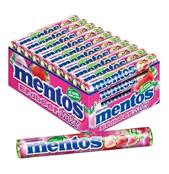 

Chupa Chups - Caramelos masticables mentos mix fresa