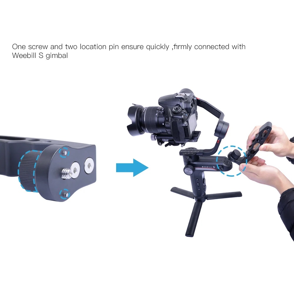 ZHIYUN WEEBILL S/LAB Gimbal аксессуары универсальная ручка с мини волшебной рукояткой