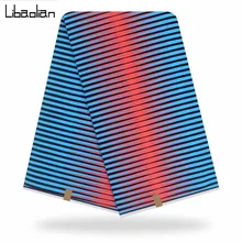 Африканская восковая ткань с принтами, Голландская восковая ткань для платьев, ткань для пэтчворк, 6 ярдов, хлопок, Анкара, ткань для одежды, F911-19