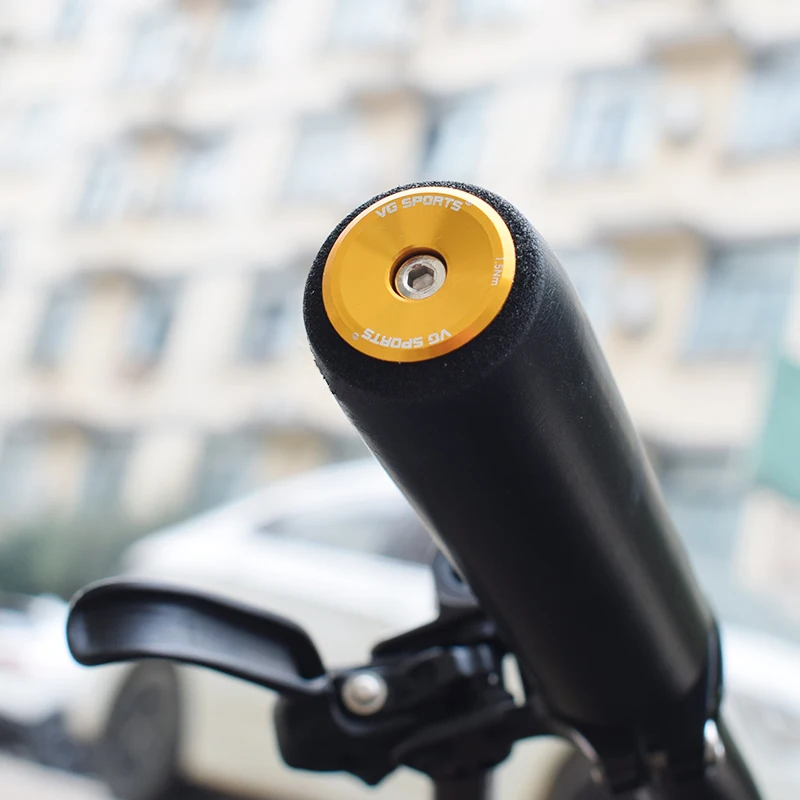 Bike Handle Grips 1 pair Aluminium Alloy MTB Handlebar End Cap Plugs Caps For Bicycle Accessories