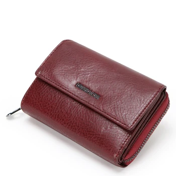 

Ladies Fashion Multifunctional Genuine Leather Ladies Wallet Zipper Coin Purse Card Holder