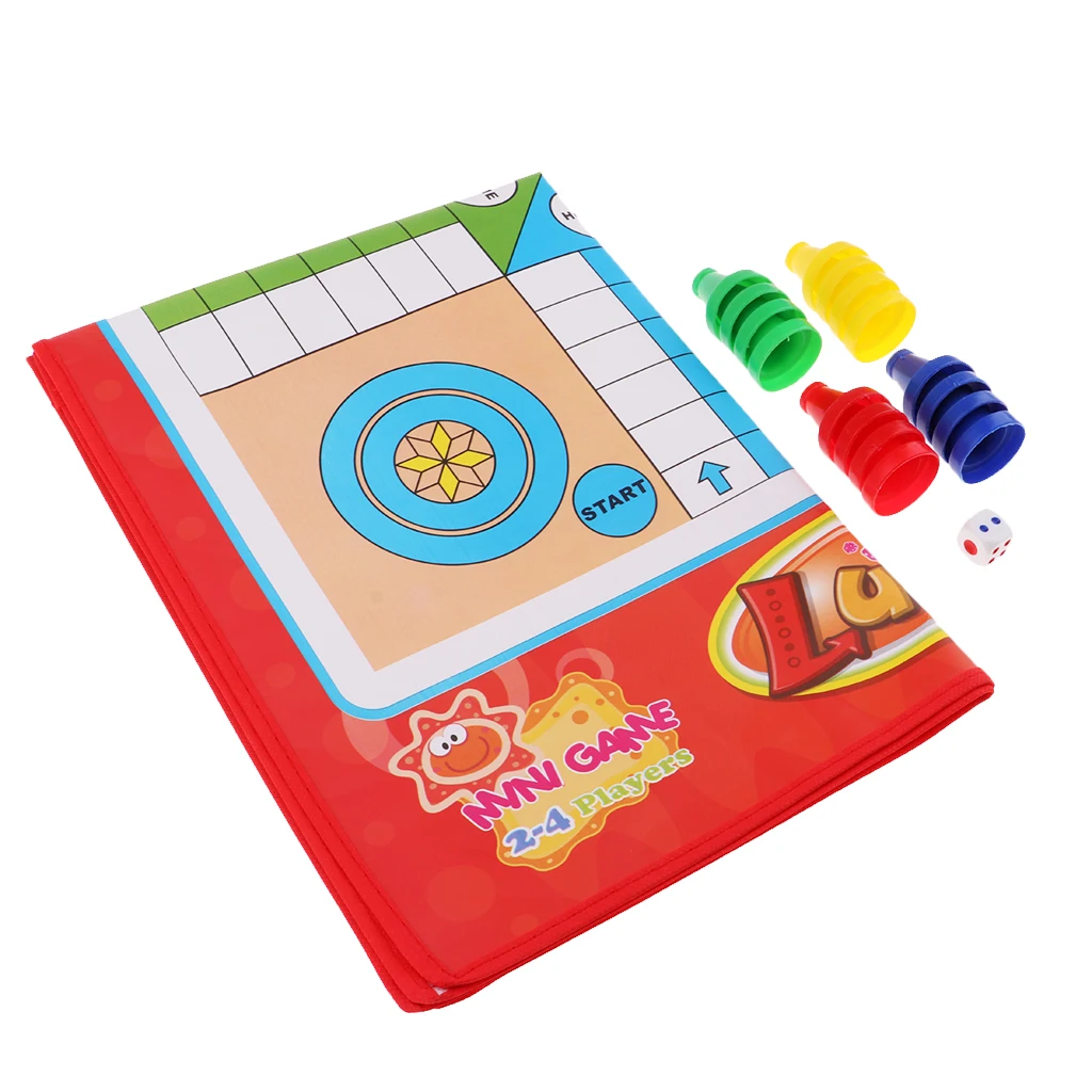 

M Size Non-woven Ludo Game Portable Fun Flying Chess Board Games with Family