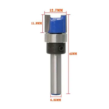 

Carbide Router Bit Woodworking Carving Tool 2Pcs 1/4inch Shank Mortise