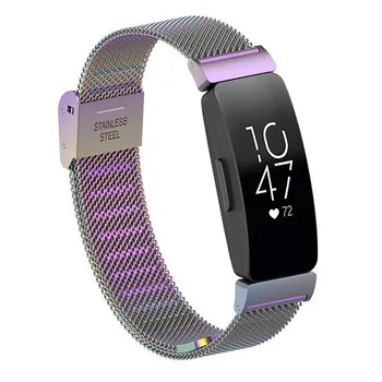 For Fitbit Inspire HR /ace2 Sport Band Replacement Milanese Loop Magnetic Stainless Steel Strap Bracelet Betl for Fitbit Inspire