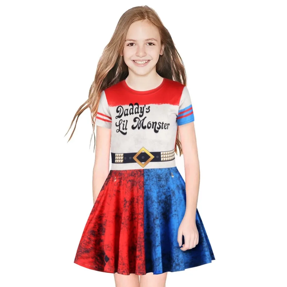 Отряд Самоубийц Харли Квинн платье монстра 2019 карнавальный костюм для