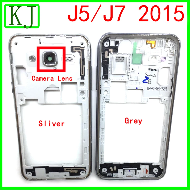 

Rear J500 J700 Middle Frame For Samsung Galaxy J5 J7 2015 J500F J700F Mid Bezel Plate Housing Side Button