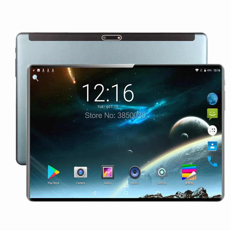 2020 Мульти-сенсорный экран 10,1 дюймов планшет Восьмиядерный 4G FDD LTE планшет 6 ГБ ОЗУ 128 Гб ПЗУ Две камеры Android 9,0 планшет 10