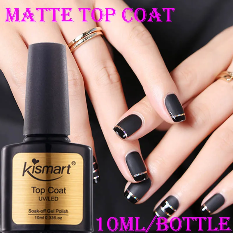 10ml matte top coat 8 мл бутылка Гель-лак для ногтей УФ/светодиодный Гель-лак для ногтей замачиваемый лак для ногтей длительный УФ Гель-лак для ногтей для салона Гель-лак для ногтей - Цвет: 10ml matte top coat