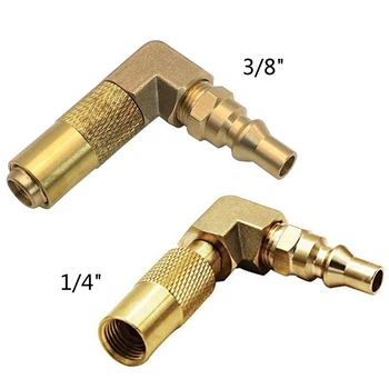 

1/4" /3/8"RV Quick Connect Adapter Fitting with Elbow for Blackstone 17"