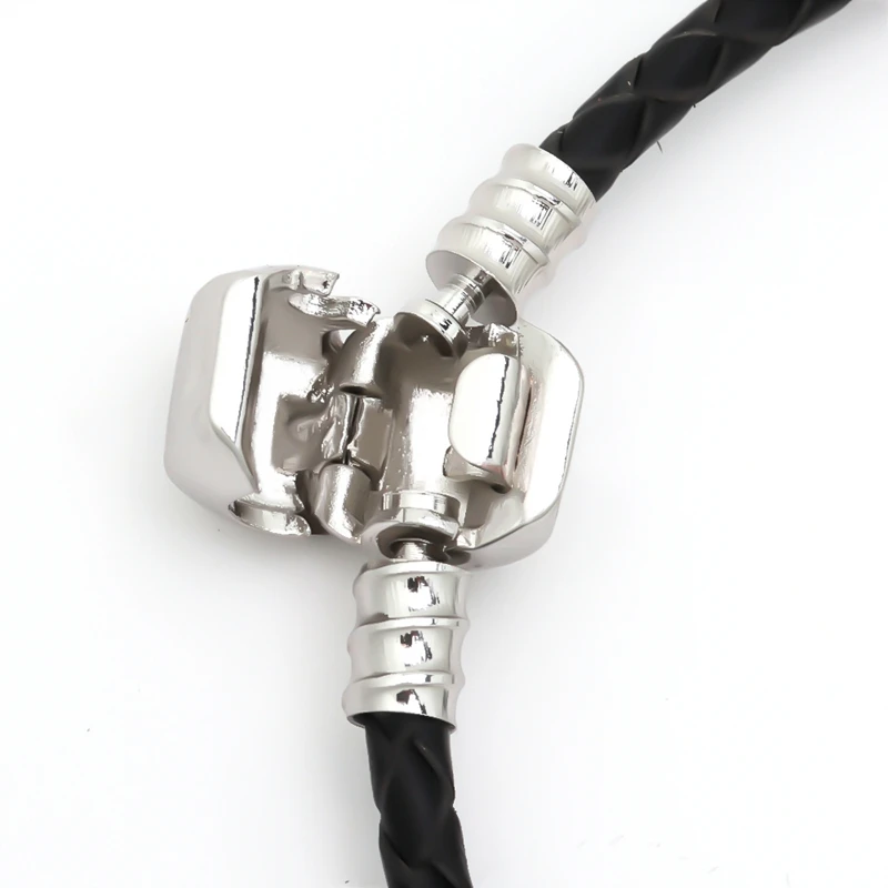 Bracelet Jewelry 12 Colors 16-20cm Leather Charm Bracelet For Women Fit Original Charm Beads DIY Brand Design Bracelet