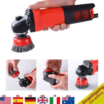 

New Mayitr Rotary Strong Metals Twist Knot Wire Wheel Cup Brush Set Kit 115mm M14 Angle Grinder Abrasive Tools