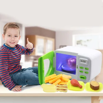 

Rotation With Fake Food Interest Fun Parent-child Microwave Oven Coordination Interaction Hand Abilities Special Lighting