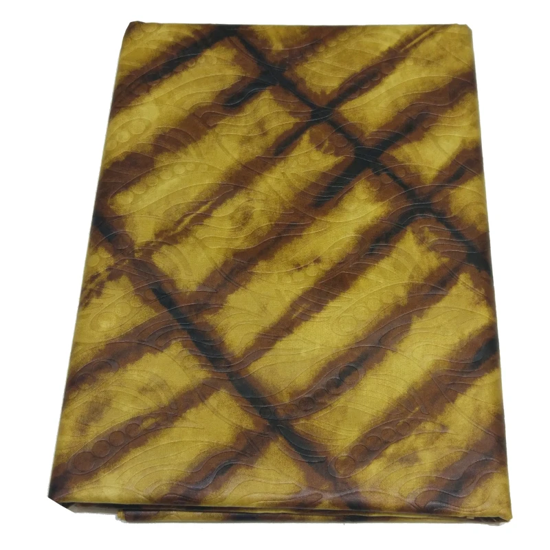 Новая парча fFbric Базен Riche ткань Африканская Базен парчовая кружевная ткань Модный женский умывальник парча Кружева 5 ярдов