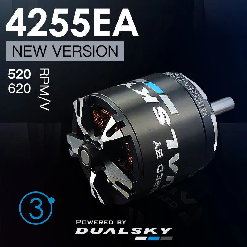 DUALSKY XM4255EA V3 серии бесщеточные укорочители для 55E неподвижного крыла двигателя |