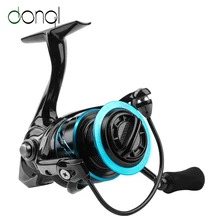 DONQL водостойкая спиннинговая катушка, 15 кг, Максимальное сопротивление, мощная Рыболовная катушка, углеродное волокно, тело, морская Рыболовная катушка, колеса, снасти